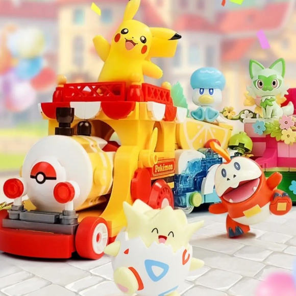Quaxly Lemon Float Parade Car Building Set – Pokémon Party Series by Keeppley - Picture 3 of 4